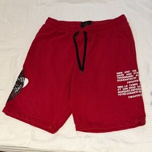 Nike Men's Bold Red Athletic Shorts